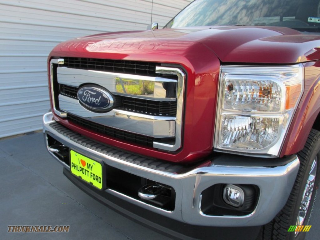 2015 F250 Super Duty King Ranch Crew Cab 4x4 - Ruby Red / King Ranch Mesa Antique Affect/Black photo #10