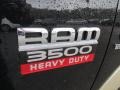 Dodge Ram 3500 HD Laramie Crew Cab 4x4 Dually Brilliant Black Crystal Pearl photo #10