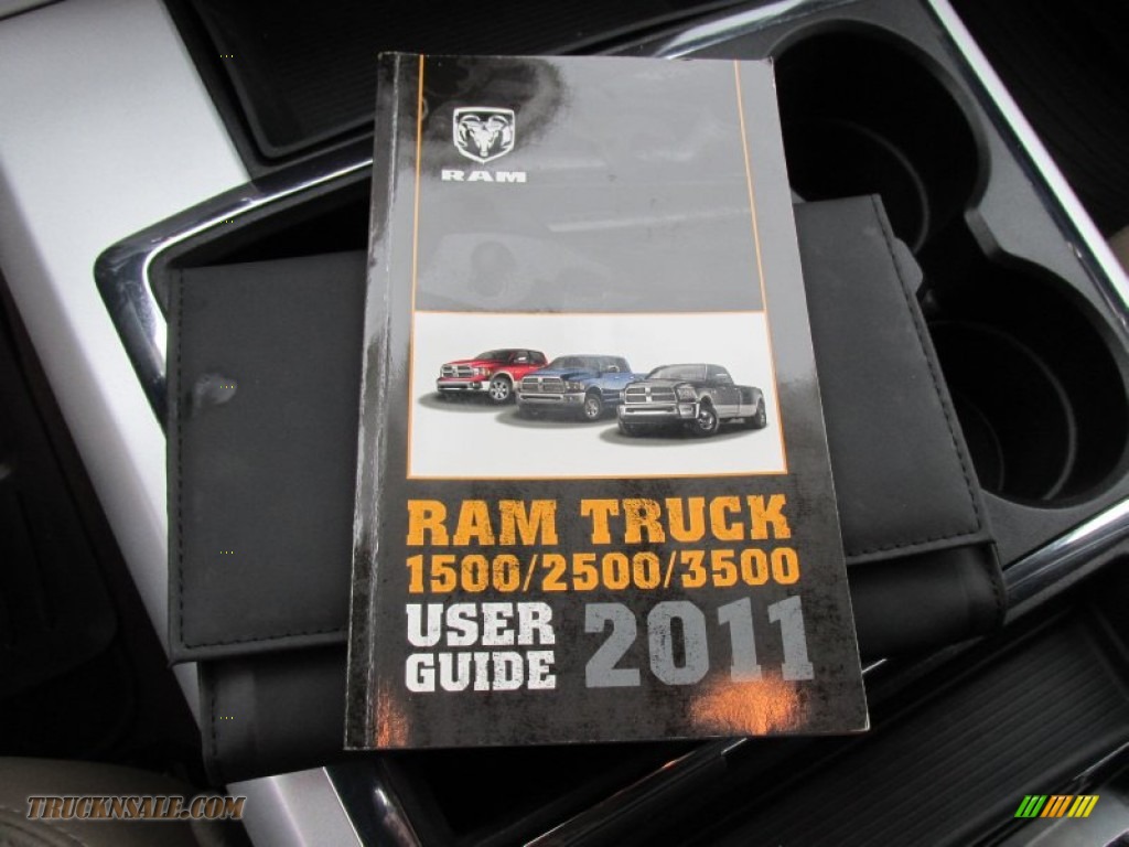 2011 Ram 3500 HD Laramie Crew Cab 4x4 Dually - Brilliant Black Crystal Pearl / Light Pebble Beige/Bark Brown photo #30