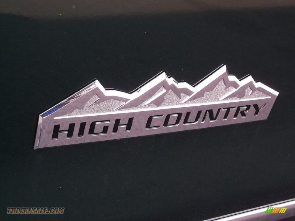 2015 Silverado 2500HD High Country Crew Cab 4x4 - Rainforest Green Metallic / High Country Saddle photo #5