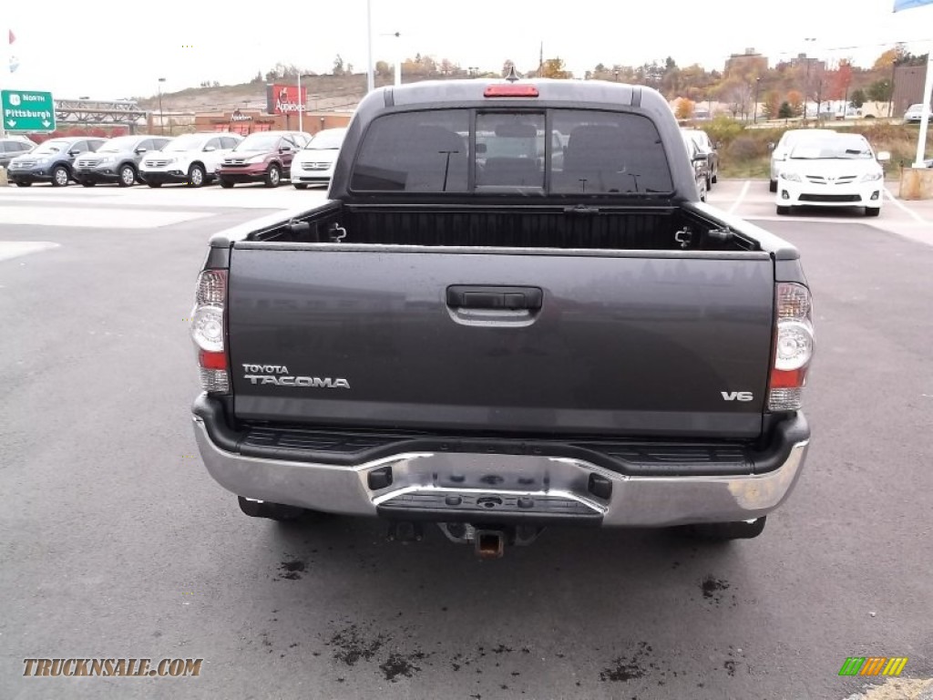 2012 Tacoma V6 TRD Double Cab 4x4 - Magnetic Gray Mica / Graphite photo #7