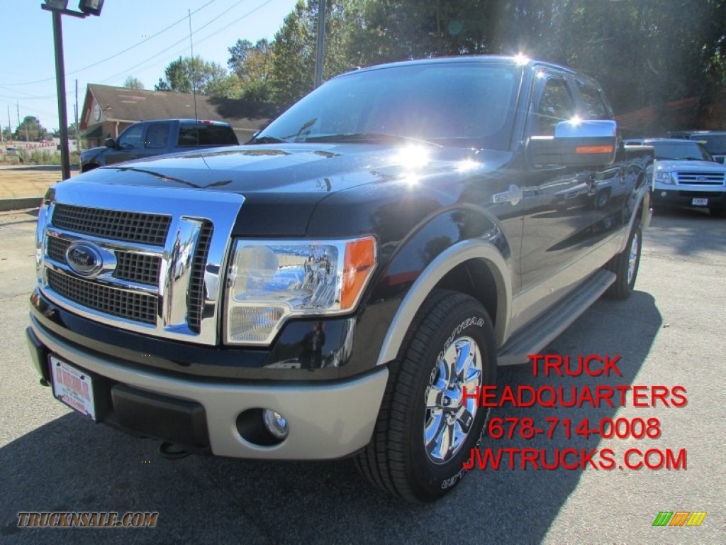 Black / Sienna Brown Leather/Black Ford F150 King Ranch SuperCrew 4x4