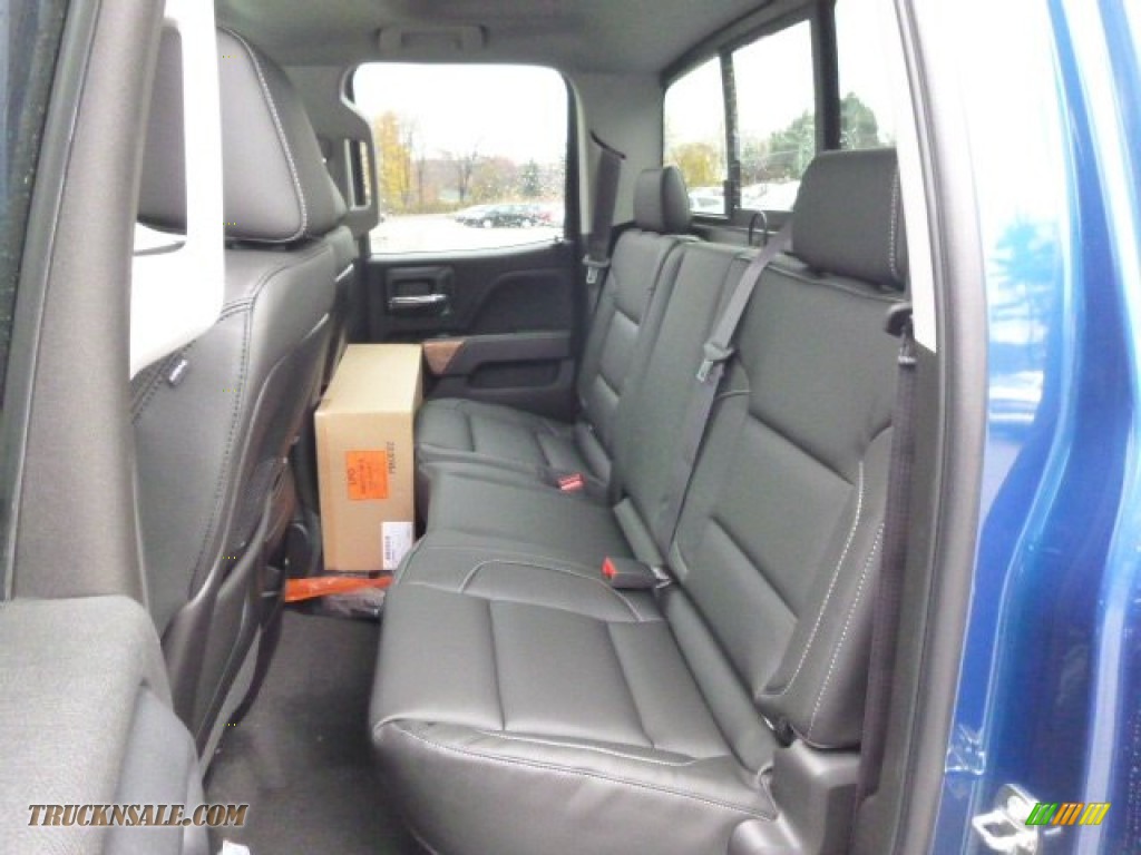 2015 Silverado 1500 LTZ Double Cab 4x4 - Deep Ocean Blue Metallic / Jet Black photo #11