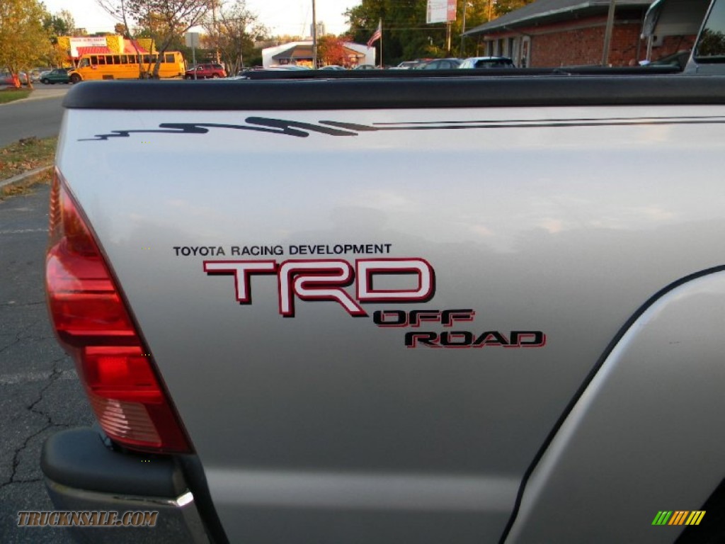 2007 Tacoma V6 TRD Double Cab 4x4 - Silver Streak Mica / Graphite Gray photo #12