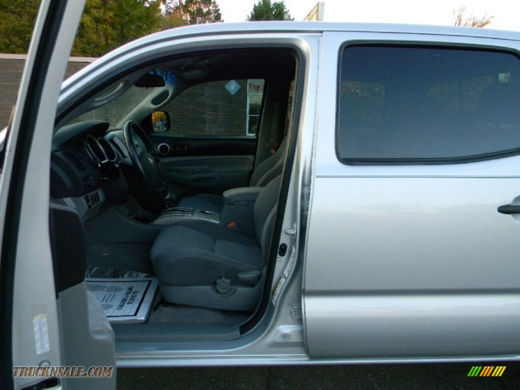 2007 Tacoma V6 TRD Double Cab 4x4 - Silver Streak Mica / Graphite Gray photo #17