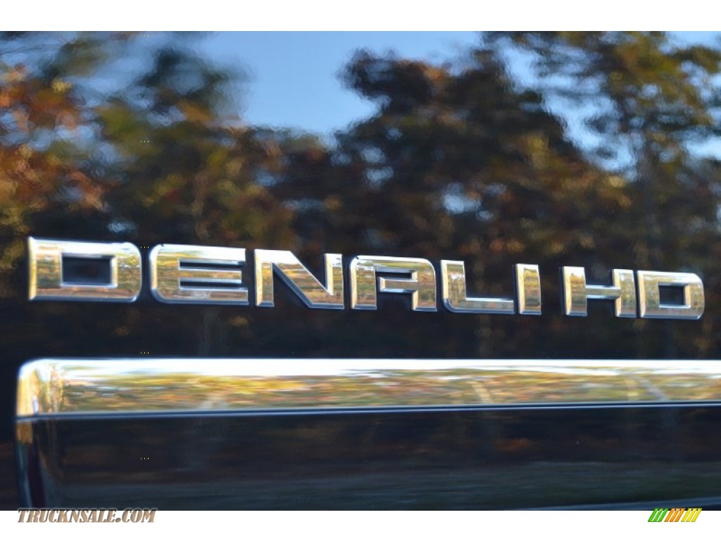 2013 Sierra 2500HD Denali Crew Cab 4x4 - Onyx Black / Cocoa/Light Cashmere photo #8