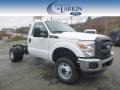 Ford F350 Super Duty XL Regular Cab 4x4 Chassis Oxford White photo #1