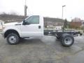 Ford F350 Super Duty XL Regular Cab 4x4 Chassis Oxford White photo #6