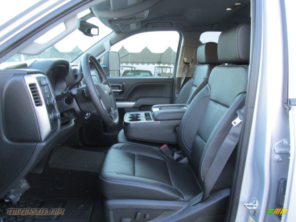2015 Silverado 2500HD LT Double Cab 4x4 - Silver Ice Metallic / Jet Black photo #13