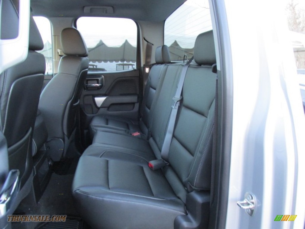 2015 Silverado 2500HD LT Double Cab 4x4 - Silver Ice Metallic / Jet Black photo #14