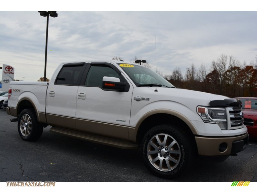 Oxford White / King Ranch Chaparral Leather Ford F150 King Ranch SuperCrew 4x4