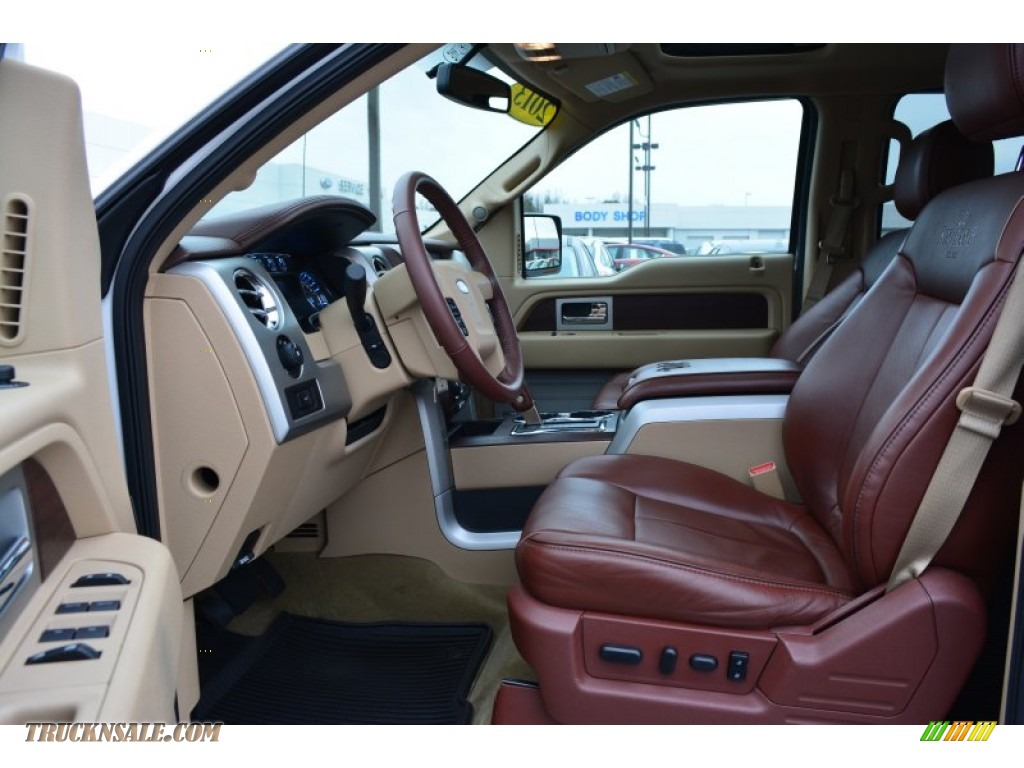 2013 F150 King Ranch SuperCrew 4x4 - Oxford White / King Ranch Chaparral Leather photo #9