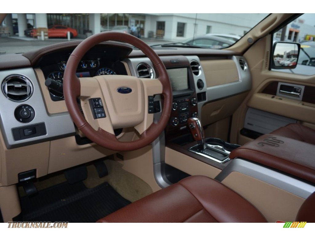 2013 F150 King Ranch SuperCrew 4x4 - Oxford White / King Ranch Chaparral Leather photo #10