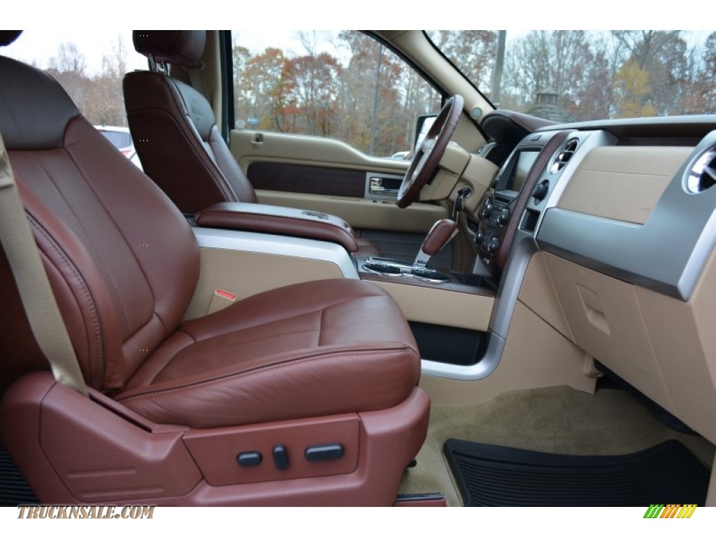 2013 F150 King Ranch SuperCrew 4x4 - Oxford White / King Ranch Chaparral Leather photo #16