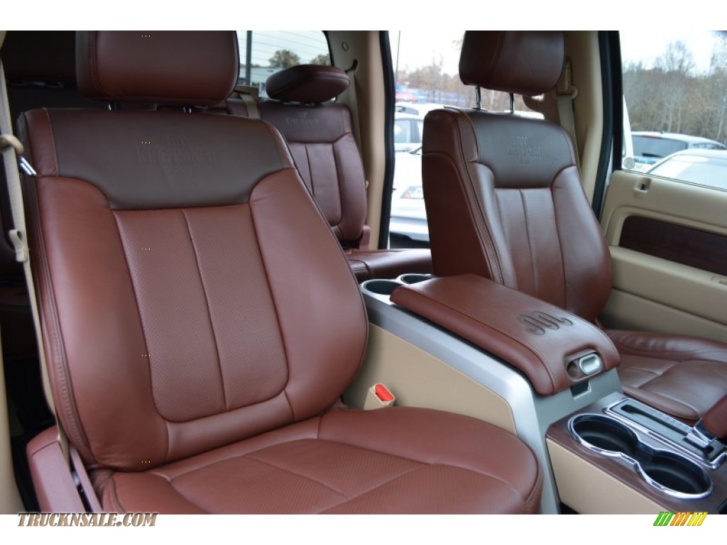 2013 F150 King Ranch SuperCrew 4x4 - Oxford White / King Ranch Chaparral Leather photo #17