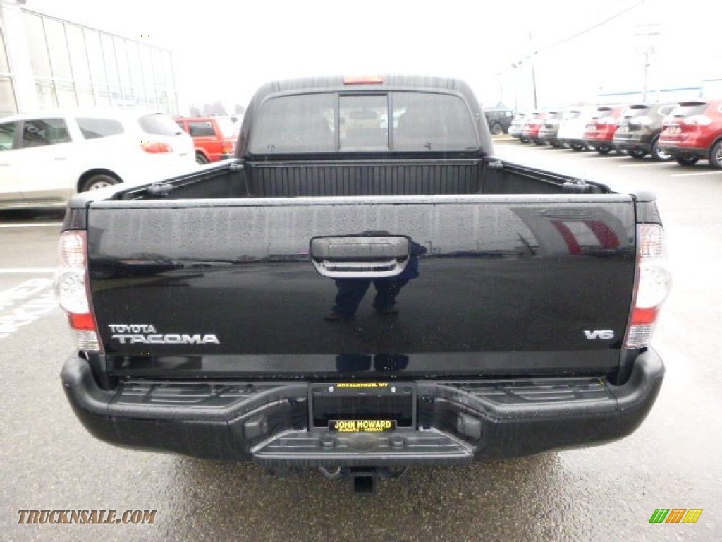 2013 Tacoma V6 SR5 Double Cab 4x4 - Black / Graphite photo #5