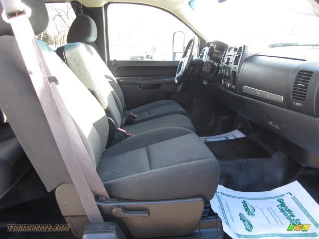 2011 Silverado 2500HD LT Extended Cab 4x4 - Summit White / Light Titanium/Ebony photo #12