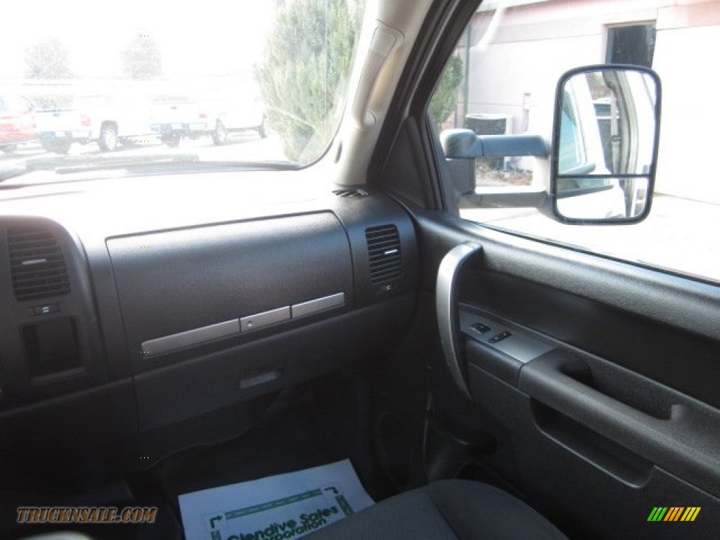 2011 Silverado 2500HD LT Extended Cab 4x4 - Summit White / Light Titanium/Ebony photo #16